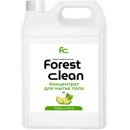 Концентрат для мытья пола 5 л "FOREST Clean" канистра Лайм и мята