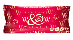 Салфетка влажная 20 шт. "W&W" Rosessence (20 салф.шт)