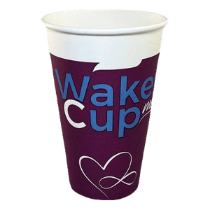 Стакан бумажный 300 мл "Wake Me Cup" Вендинг D-80 мм Ф