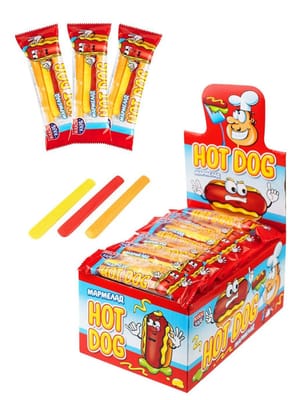 Мармелад "Hot Dog" 18 г (36 шт.упак) Мармелад "Hot Dog" 18 г (36 шт.упак)