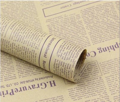 Бумага крафт Газета 700мм фиолетовый Бумага крафт Газета 700мм фиолетовый