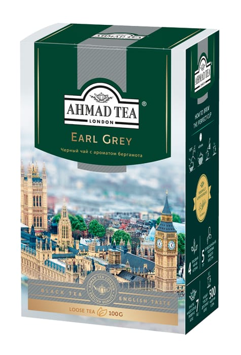 Чай 100 гр "AHMAD" черный рассыпной, Черный с ароматом бергамота Earl Grey Чай 100 гр "AHMAD" черный рассыпной, Черный с ароматом бергамота Earl Grey