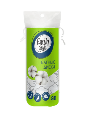 Ватные диски "Emily Style" (80 шт.упак) Ватные диски "Emily Style" (80 шт.упак)
