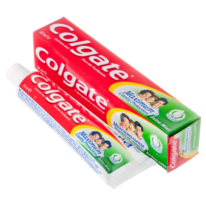 Зубная паста 50 мл "Colgate", Защита от кариеса, Зеленая, Двойная мята Зубная паста 50 мл "Colgate", Защита от кариеса, Зеленая, Двойная мята