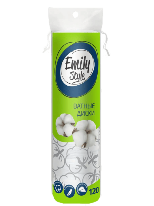 Ватные диски "Emily Style" (120 шт.упак) Ватные диски "Emily Style" (120 шт.упак)